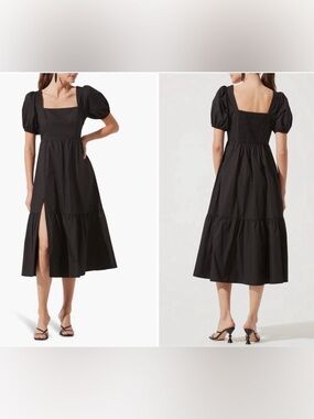 chinese dress ladies Luna Satin and Lace Midi Dress